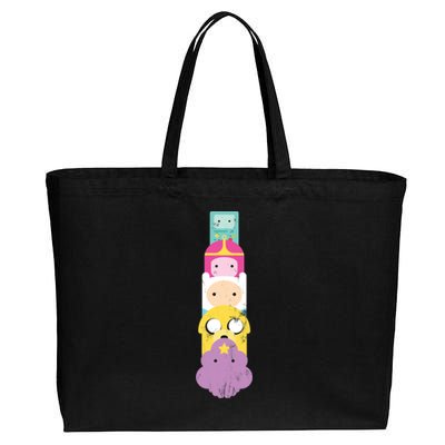 Adventure Stack Time! Cotton Canvas Jumbo Tote