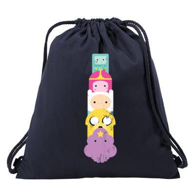 Adventure Stack Time! Drawstring Bag