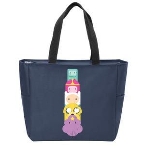 Adventure Stack Time! Zip Tote Bag