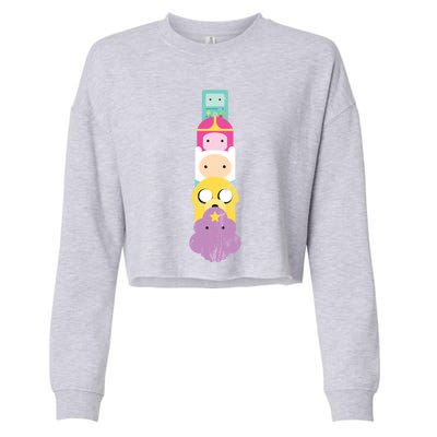 Adventure Stack Time! Cropped Pullover Crew