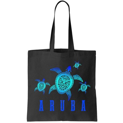 Aruba Sea Turtle Tribal Pattern Scuba Diving Diver Aruba Bag