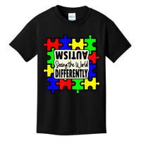 Autism Seeing the World Differently  Child Kids T-Shirt