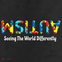Autism Seeing The World Differently Upside Autism Awareness 11oz C Handle Ceramic Mug