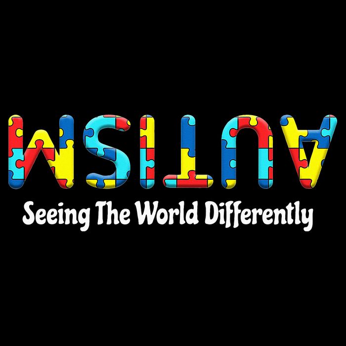Autism Seeing The World Differently Upside Autism Awareness Wool Snapback Cap