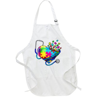 ASD Scrub Top  Full-Length Apron With Pockets