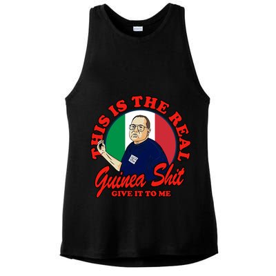 Al Santillo This Is The Real Guinea Shit Give It To Me Ladies PosiCharge Tri-Blend Wicking Tank