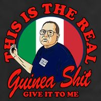 Al Santillo This Is The Real Guinea Shit Give It To Me 7 Panel Mesh Trucker Snapback Hat