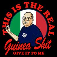 Al Santillo This Is The Real Guinea Shit Give It To Me Drawstring Bag
