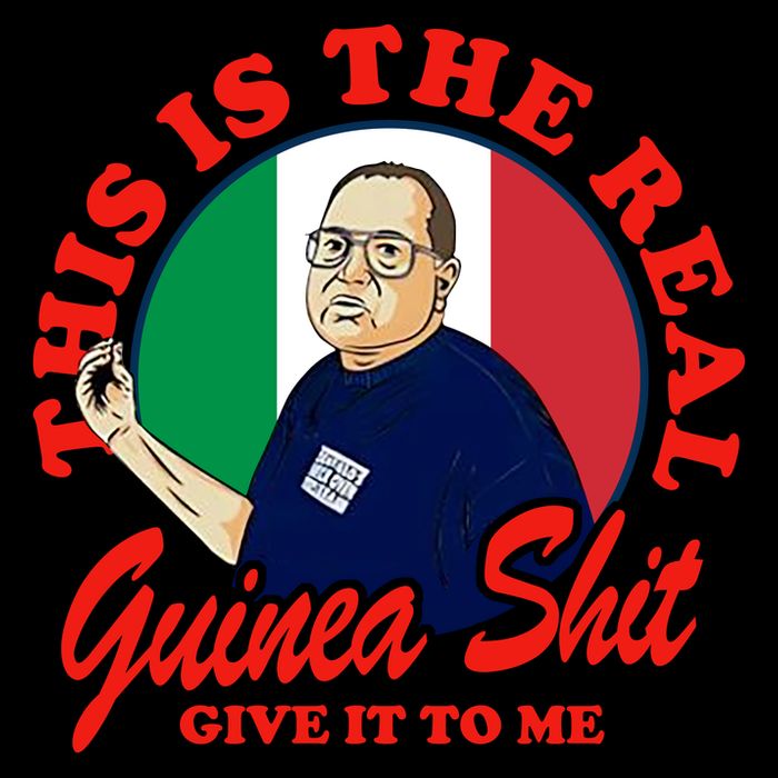 Al Santillo This Is The Real Guinea Shit Give It To Me Drawstring Bag