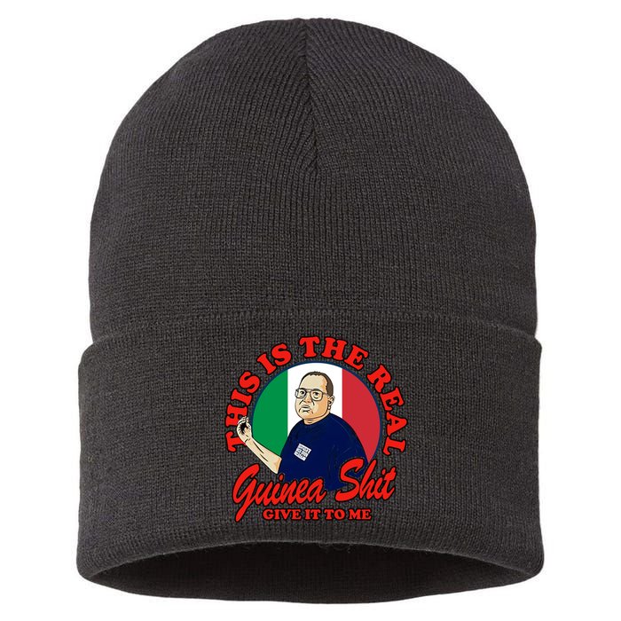 Al Santillo This Is The Real Guinea Shit Give It To Me Sustainable Knit Beanie