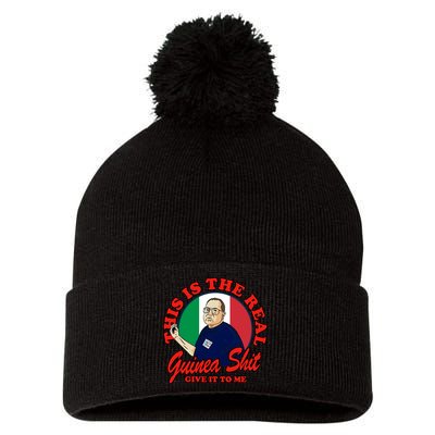 Al Santillo This Is The Real Guinea Shit Give It To Me Pom Pom 12in Knit Beanie