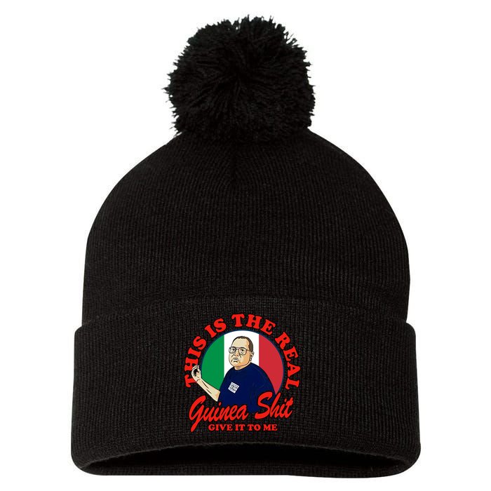 Al Santillo This Is The Real Guinea Shit Give It To Me Pom Pom 12in Knit Beanie