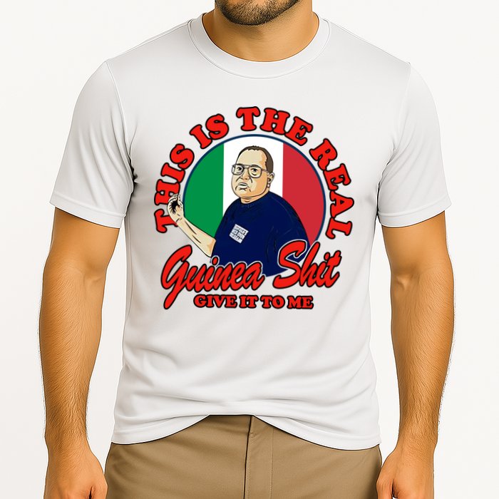 Al Santillo This Is The Real Guinea Shit Give It To Me Performance Shirt
