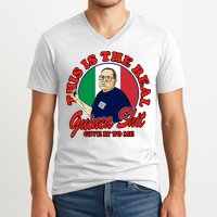 Al Santillo This Is The Real Guinea Shit Give It To Me V-Neck T-Shirt