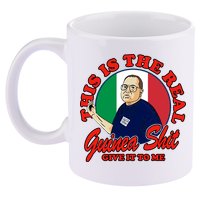Al Santillo This Is The Real Guinea Shit Give It To Me 11oz C Handle Ceramic Mug