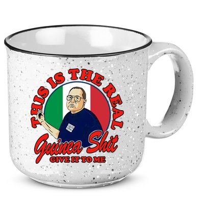 Al Santillo This Is The Real Guinea Shit Give It To Me 15oz Campfire Ceramic Mug
