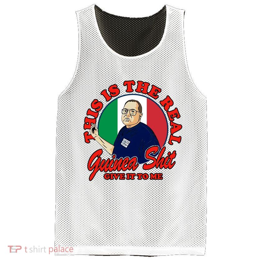 Al Santillo This Is The Real Guinea Shit Give It To Me Mesh Reversible Basketball Jersey Tank