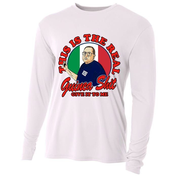 Al Santillo This Is The Real Guinea Shit Give It To Me Cooling Performance Long Sleeve Crew