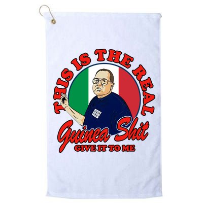 Al Santillo This Is The Real Guinea Shit Give It To Me Golf Towel