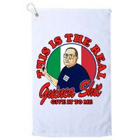 Al Santillo This Is The Real Guinea Shit Give It To Me Golf Towel