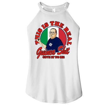 Al Santillo This Is The Real Guinea Shit Give It To Me Women's Perfect Tri Rocker Tank