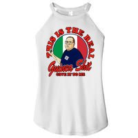 Al Santillo This Is The Real Guinea Shit Give It To Me Women's Perfect Tri Rocker Tank