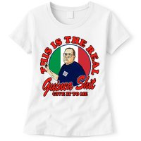 Al Santillo This Is The Real Guinea Shit Give It To Me Womens T-Shirt
