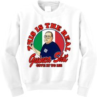 Al Santillo This Is The Real Guinea Shit Give It To Me Kids Sweatshirt