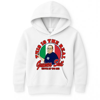 Al Santillo This Is The Real Guinea Shit Give It To Me Kids Hoodie