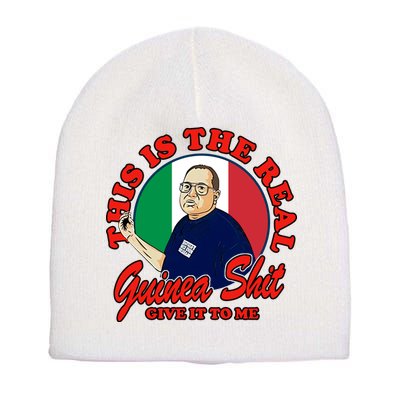Al Santillo This Is The Real Guinea Shit Give It To Me Short Acrylic Beanie