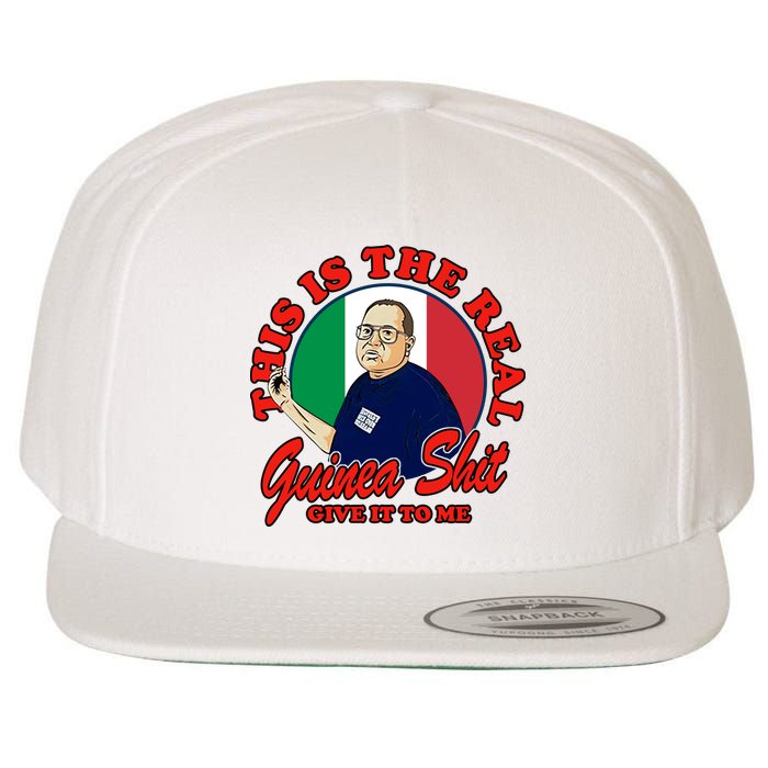 Al Santillo This Is The Real Guinea Shit Give It To Me Wool Snapback Cap