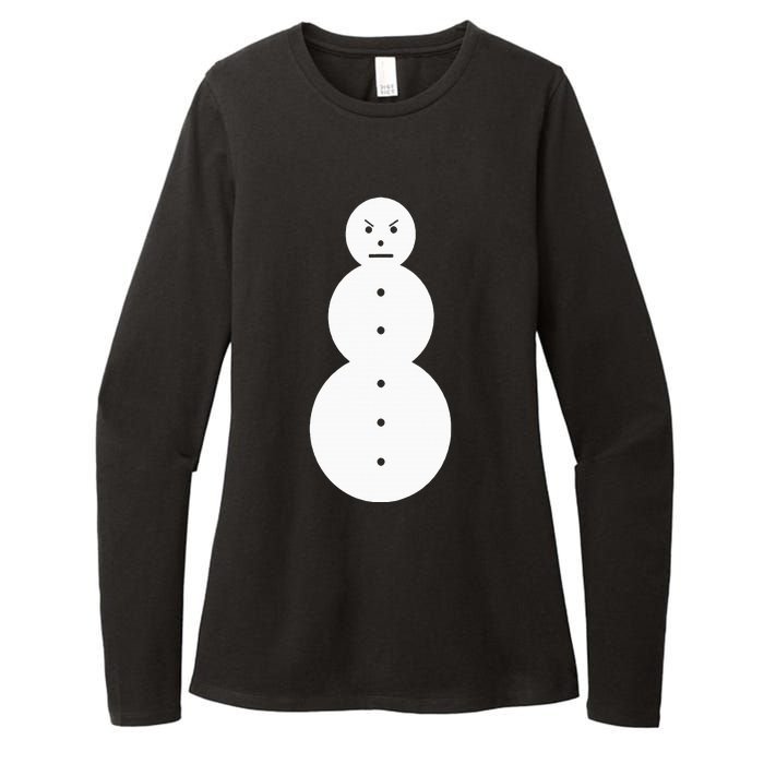 Angry Snowman The J.E.E.Z.Y Snowman Womens CVC Long Sleeve Shirt