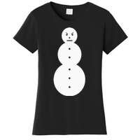 Angry Snowman The J.E.E.Z.Y Snowman Women's T-Shirt