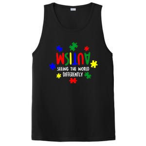 Autism Seeing The World Differently Cute Gift PosiCharge Competitor Tank