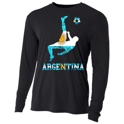 Argentina Soccer Team Argentina Sun Of May Buenos Aires Cooling Performance Long Sleeve Crew