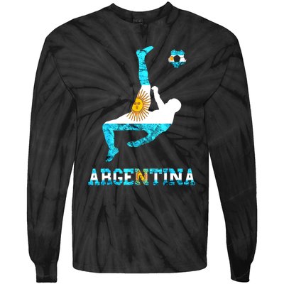 Argentina Soccer Team Argentina Sun Of May Buenos Aires Tie-Dye Long Sleeve Shirt