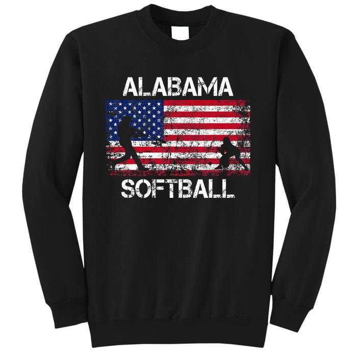 Alabama Softball Team American Flag Gift Sweatshirt