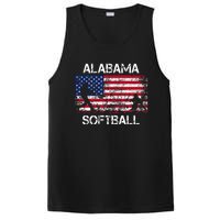 Alabama Softball Team American Flag Gift PosiCharge Competitor Tank