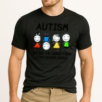 Autism Seeing The World From A Different Angle Autism Cooling Performance Crew T-Shirt