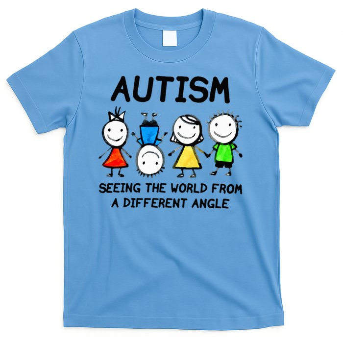 Autism Seeing The World From A Different Angle Autism T-Shirt