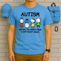 Autism Seeing The World From A Different Angle Autism T-Shirt