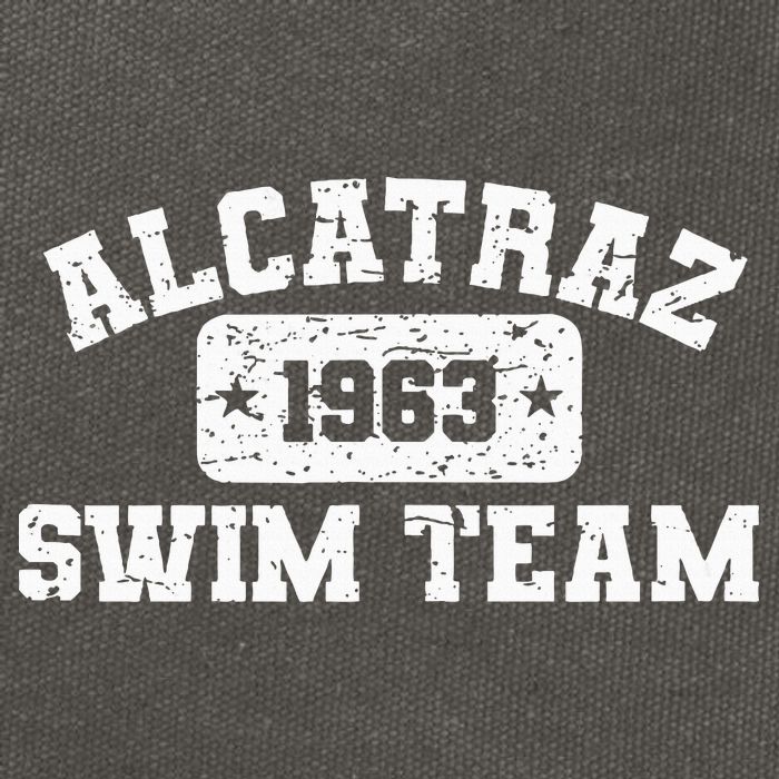 Alcatraz Swim Team Cotton Canvas Backpack