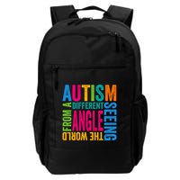 Autism Seeing The World From A Different Angle Autism Gift Backpack