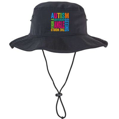 Autism Seeing The World From A Different Angle Autism Gift Bucket Hat