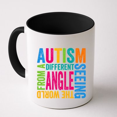 Autism Seeing The World From A Different Angle Autism Gift Mug