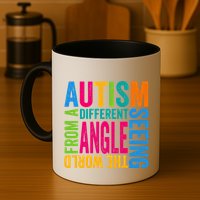 Autism Seeing The World From A Different Angle Autism Gift Mug