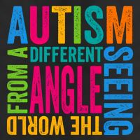 Autism Seeing The World From A Different Angle Autism Gift Microfiber Hand Towel