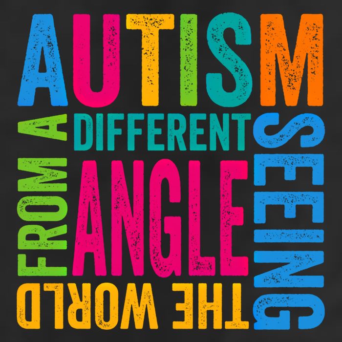 Autism Seeing The World From A Different Angle Autism Gift Microfiber Hand Towel