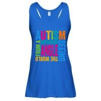Autism Seeing The World From A Different Angle Autism Gift Ladies Essential Flowy Tank