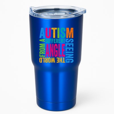 Autism Seeing The World From A Different Angle Autism Gift Tumbler